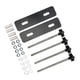 thumbnail image 1 of Aramox Kit de pasadores de montaje de placas de tracción placas de tracción Alfombrilla de tracción de neumáticos Acero M10x180 315-551 pulgadas Juego de soportes de soporte ANGGREK Otros, 1 of 8