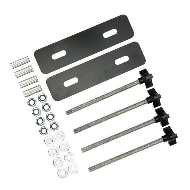 Aramox Kit de pasadores de montaje de placas de tracción placas de tracción Alfombrilla de tracción de neumáticos Acero M10x180 315-551 pulgadas Juego de soportes de soporte ANGGREK Otros