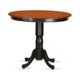 thumbnail image 4 of East West Furniture Trenton 5-piece Counter Height Dining Set in Black/Cherry, 4 of 4