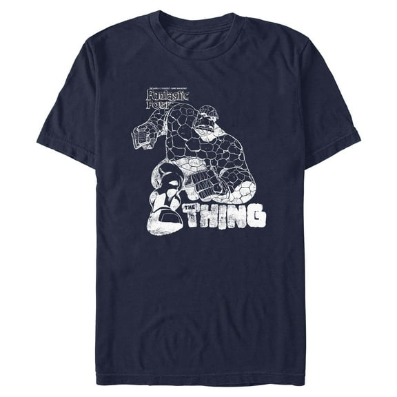 Mens Marvel: Fantastic Four The Thing Faded Art T Shirt