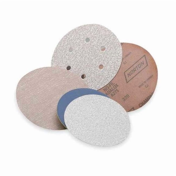 Norton Abrasives PSA Sanding Disc,5 in Dia,P150 G,PK5 07660701811