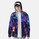 thumbnail image 2 of Balery Magic Colorful Forest Leaves Sudadera ligera de manga larga con capucha y protección solar UPF 50+ para hombre y mujer, ideal para pesca y running-Large, 2 of 7