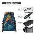 thumbnail image 4 of Yiaed Palm Trees Print School Backpack College Backpack Daypacks for Students High School Spacious and Durable Daypack for Work and Travel-One Size, 4 of 6