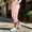 Pink, variant on WIZUTIZ Women's Solid Color High Rise Cropped Jogger Pants with Decorative Buttons Elastic Waist Side Pockets Tapered Ankle Casual Trousers Soft Stretchy