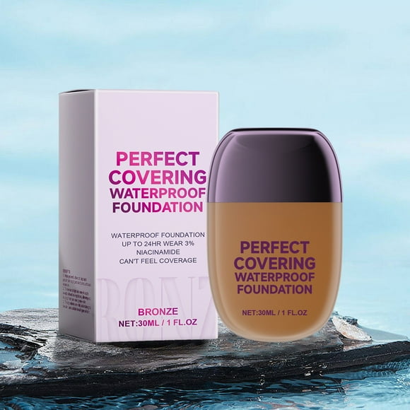 SIfdSeng Concealer Liquid Foundation Holding Makeup Non Card Powder Refreshing Moisturizing Light 30Ml Powder Foundation