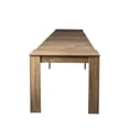 thumbnail image 6 of 118" Extendable Dining Table for 6-10 Person, Modern Farmhouse Wooden Kitchen Expanding Table, Long Large Expandable Dining Room Conference Table for Kitchen, Living Room, Brown, 6 of 9