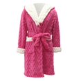 thumbnail image 6 of Robes for Women with Hood Long Soft Warm Full Length Bathrobes Winter Gifts,women's robes long hooded ladies shower christmas warm fuzzy robes coat bathrobe for women full length, 6 of 6