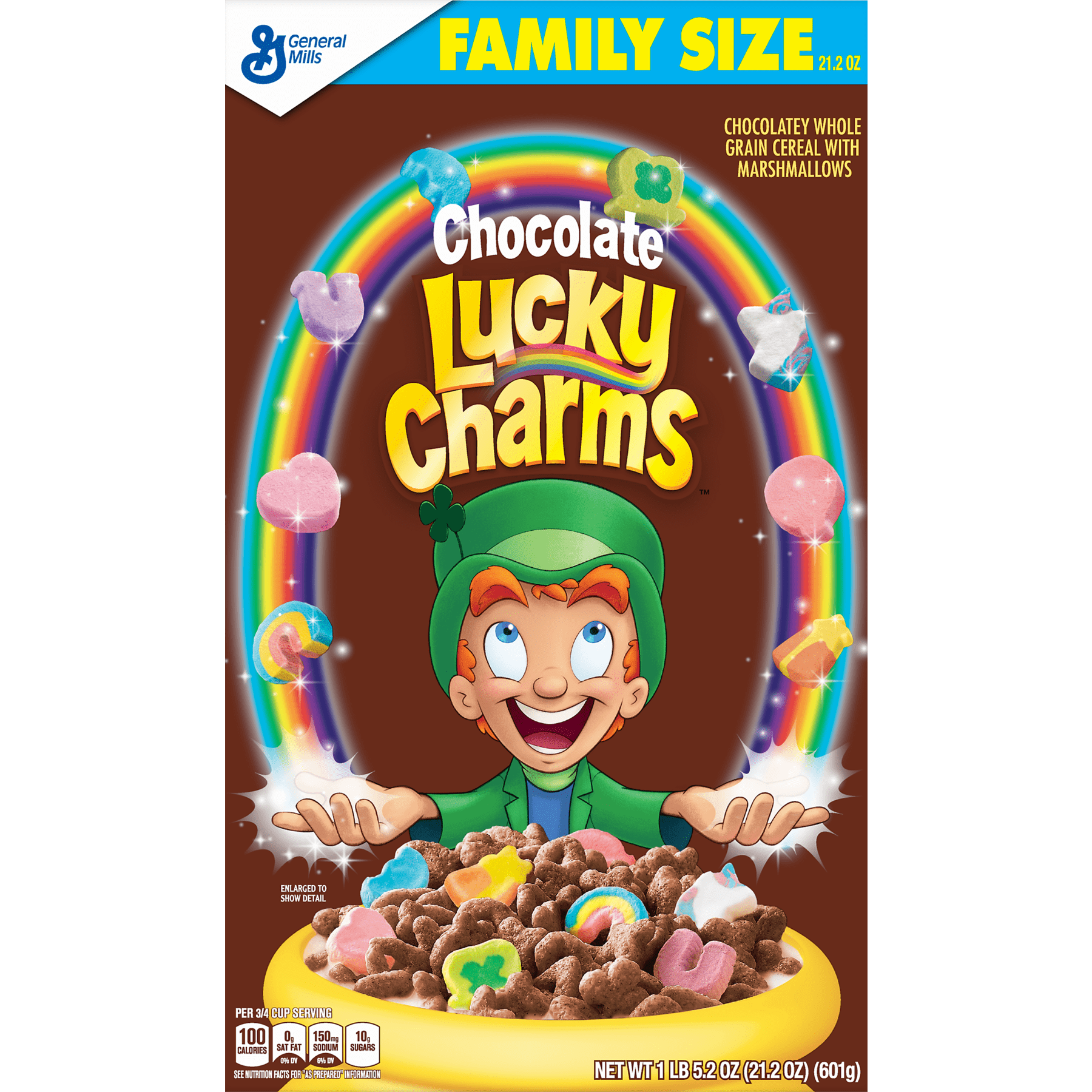 Details about   Chocolate Lucky Charms FRIDGE MAGNET cereal box