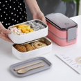 thumbnail image 2 of Fiambrera Calefacción Por Microondas Contenedor De Alimentos Caja Bento Cajas De Aperitivos-b Hy, 2 of 4