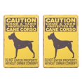 thumbnail image 1 of 2PCS Dog Warning Signs Vintage Decorative Signs Painting Metal Signs for Lawn, 1 of 10