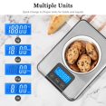 thumbnail image 5 of 15KG professional digital kitchen scale, with large weighing surface and accuracy up to 1g, 5 of 5