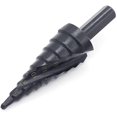 thumbnail image 4 of Broca escalonada de nitruración en espiral Hss de 3 uds para cortar agujeros agrandar chapa metálica Pcv carpintería 4-12mm/4-20mm/4-32mm. Afortunado Sencillez, 4 of 5