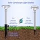 thumbnail image 4 of 4 Estacas de Antorcha de Acero, Estacas de Jardín para Luces Exteriores, Estacas de Repuesto de Estacas de Metal para Luces Solares, 4 of 5