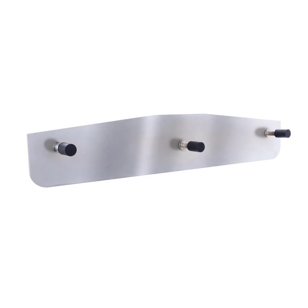 Pair of 3" X 18" Chrome Standard Bottom Mud Flap Weight Plates - Welded Stud