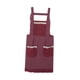 thumbnail image 1 of Delantal de cocina de algodón con bolsillos Delantal de barista para cocina Rojo, 1 of 7