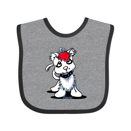 

Inktastic Punk Kitten Gift Baby Boy or Baby Girl Bib