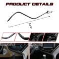 thumbnail image 4 of Xotic Tech Center Console Media Control Panel Stripe Cover Trim, Carbon Fiber Pattern, Compatible with Camry 2018-2024, 4 of 4