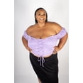 thumbnail image 2 of Plus Size Women Top/ Princess Top Pastel Purple/ 1X 2X 3X 4X 5X/ Plus size t- shirt/ Women going-out Tops, 2 of 4