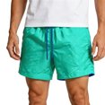 thumbnail image 4 of XAOFW Men's Board Shorts Color Blocking Lightweight Beachwear Shorts With Back Pocket For Summer Water Sports Versatile Bottoms L, 4 of 4