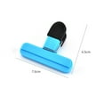 thumbnail image 6 of HEVIRGO Bag Chip Clip, Sealing Clip Easy to Use Wear-resistant Plastic Snack Food Clamp for Kitchen, Blue, 6 of 8