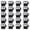 black, variant on 20pc CPR Mask Keychain Emergency Kit CPR Face Shields for First Aid AED Training