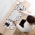 thumbnail image 3 of Long Mouse Pads for Desk,Beige Cow Spot Pattern Desk Mats on Top Of Desks, Desk Mouse Pad Extra Large with 3mm Non-Slip Base and Stitched Edge for Gaming,Office,Work,Home 31.5"x11.8", 3 of 6