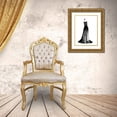thumbnail image 3 of Ludwig, Alicia 25x32 Gold Ornate Wood Framed with Double Matting Museum Art Print Titled - Black Dress I, 3 of 4