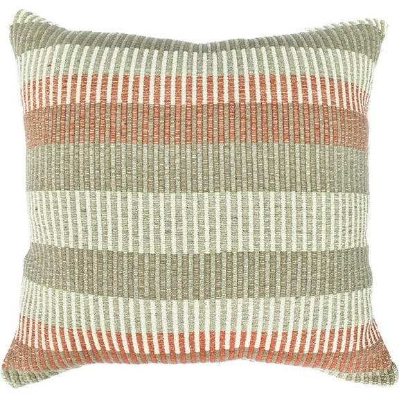 Artesanal Western Off White Pillow Cover 17”x17” - 100% Cotton for Stylish Home Decor