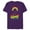 Purple, variant on Marvel Groot Rainbow in Space Guardians of the Galaxy - Short Sleeve Blended T-Shirt for Adults - Customized-Dark Heather