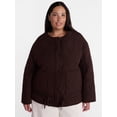 thumbnail image 5 of Terra & Sky Women’s Plus Lightweight Quilted Jacket, Sizes 0X-5X, 5 of 5