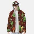 thumbnail image 2 of Fotbe Frogs and Mushrooms Chaqueta con Protección Solar UPF 50+ para Hombre y Mujer, Camisa con Capucha y Bolsillos-X-Large, 2 of 7