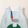 thumbnail image 5 of Baby Onesies Boy Infant Baby Boy Girl Golf Overalls Outfit Baby Boy Tank Romper Golf Hole In One Birthday Outfit Boy Summer Striped Sleeveless Jumpsuit, 5 of 8