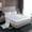 Blue Grey, variant on Homewish Black White Stripes Full Size Sheets for Men, Abstract Ombre Line Bed Sheets, Simple Fashion Style Sheet Sets, Super Cozy Room Decor, 4pcs