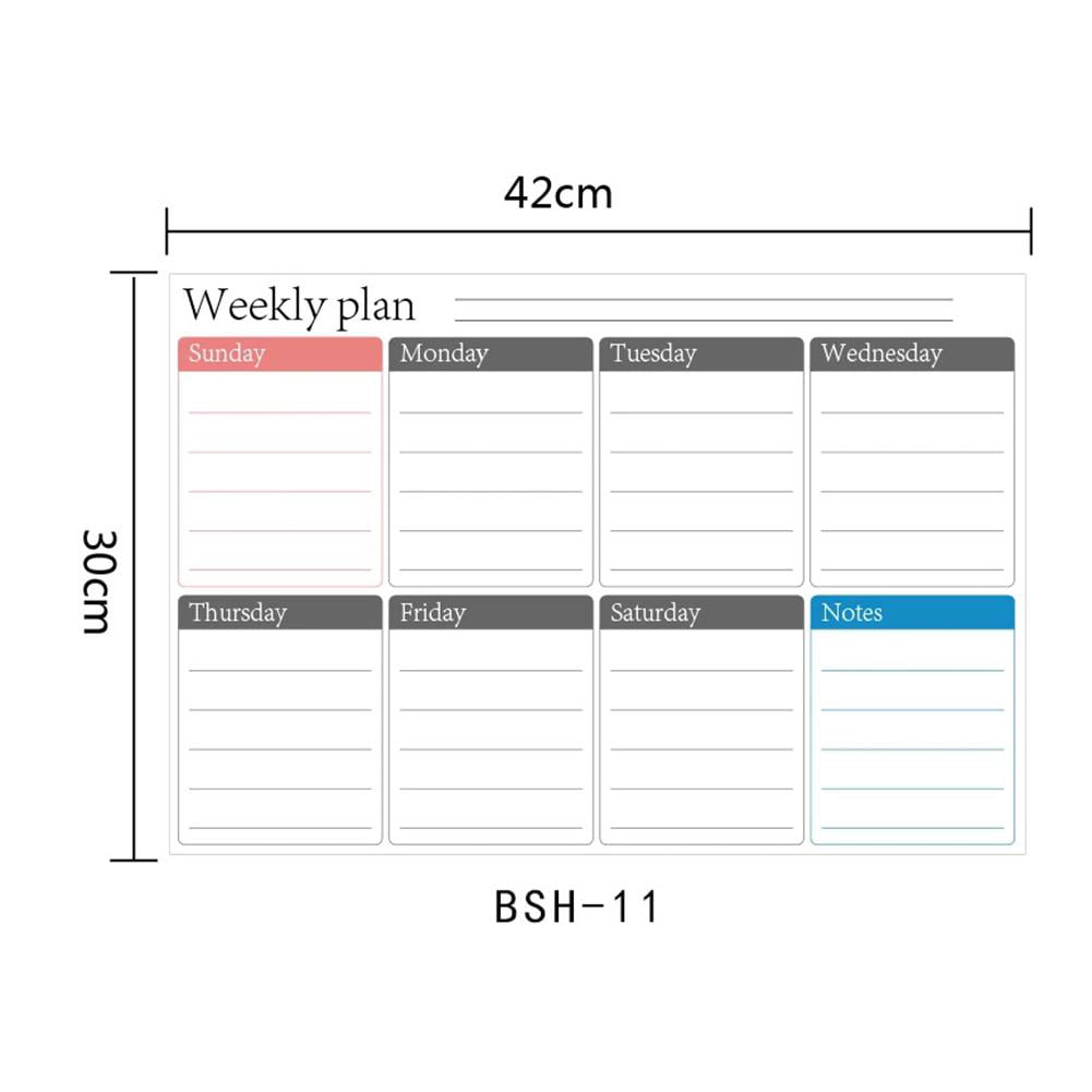 Calendar Memo Board Magnetic Innovations Large A3 Dry Wipe Magnetic Whiteboard Homework Planner Ideal as a Weekly Family Planner Meal Planner