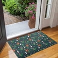 thumbnail image 2 of Green Christmas Dinosaur and Snowman Pattern Door Rugs,Washable Non Slip Door Mats Indoor,Decorative Door Mats,Entry Mat Indoor for Entrance,Bedroom,Kitchen,Bathroom,17"x30", 2 of 6