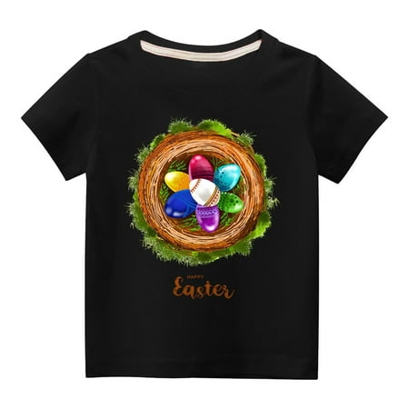 

Virmaxy Womens Loving Egg Gnomes Short Sleeve Tshirt Kids Boys Girls Cotton T-Shirt Fashion Cute Round Neck Valentine S Day Print Tee Short Sleeve Top Black-B 4T