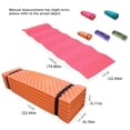 thumbnail image 3 of Yuarrent Almohadilla para acampar, cama de viaje, estera de playa, mano de obra fina, diseño plegable, resistente al agua, diseño grueso, colchón para carpas Rojo 186*57 Yuarrent OD031976-01, 3 of 6