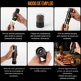 thumbnail image 2 of Juego de Molinillo El&eacute;ctrico de Sal y Pimienta, Tama&ntilde;o de Molienda Ajustable, Recargable por USB, con luz LED, Salero y Pimentero El&eacute;ctrico de Gran Capacidad, 2 Paquet, 2 of 8