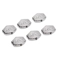 thumbnail image 4 of Machine Head Knob, Sturdy Carved Tuning Peg Tuners Button 6Pcs Shiny  for Folk Electric Guitars, 4 of 7