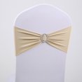 thumbnail image 2 of Silla Faja Con Hebilla Funda de Asiento Decoración Boda Colco Trasero de la silla de la banda elástica, 2 of 4