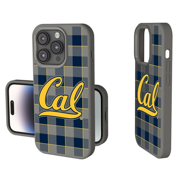 Keyscaper Cal Bears Plaid Soft Touch iPhone Case