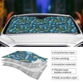thumbnail image 4 of Kdxio Modern Excavator Print Front Windshield Sun Shade,Folding Auto Sunshade for Car Truck SUV-, 4 of 7