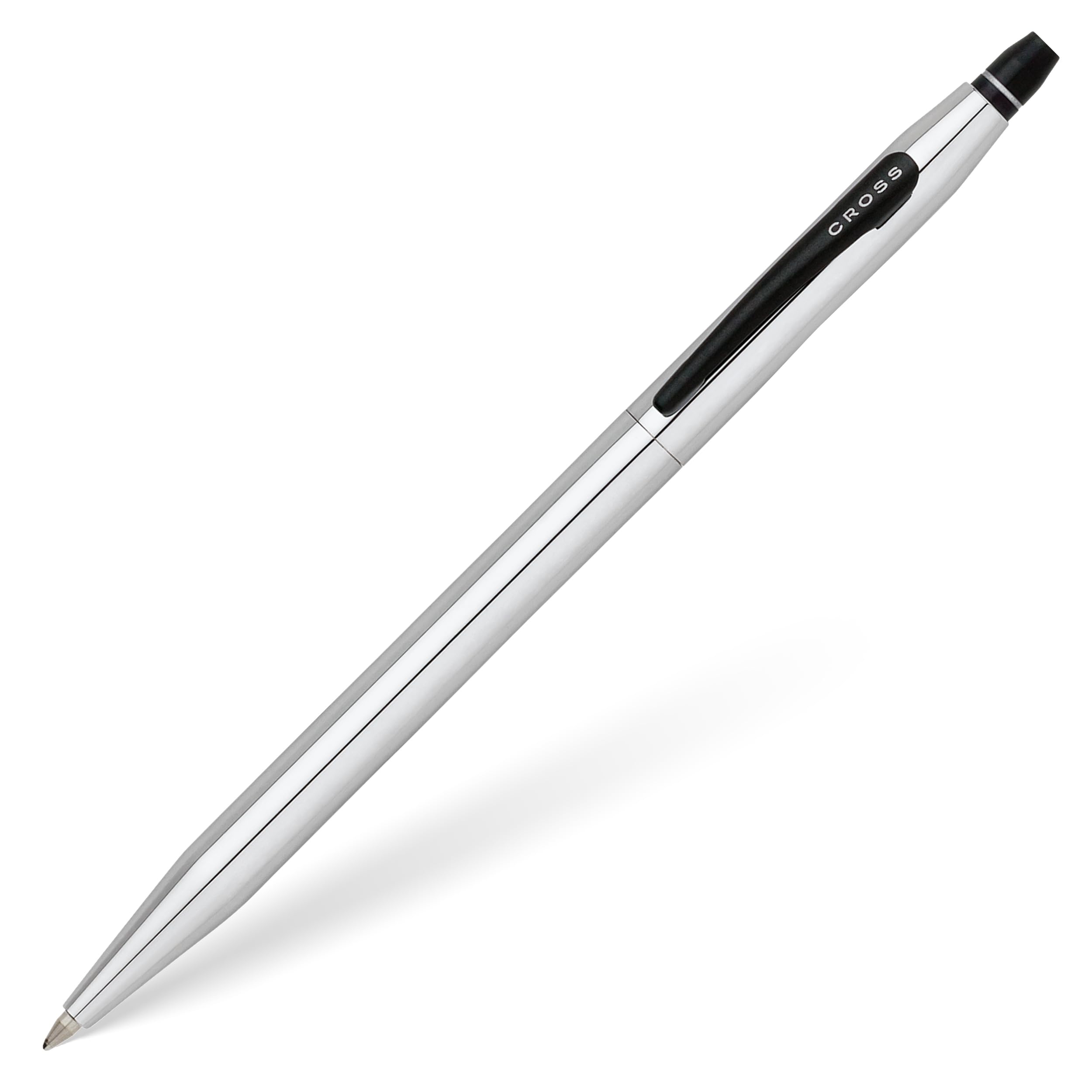 Cross Click™ Polished Chrome with black appointments Rollerball Pen