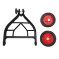 thumbnail image 2 of String Trimmer Wheel Attachment, Adjustable Weed Trimmer Auxiliary Wheel Metal Stable  for Yard, 2 of 7