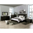 thumbnail image 3 of Furniture of America Tezra Solid Wood Nightstand with USB Port in Dark Walnut, 3 of 5
