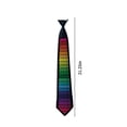 thumbnail image 2 of Sound Control Light Up Tie Flash Novelty Shining Ties for Men,Women DJ,Parties,Bars and Mardi Gras, Christmas Halloween Consumes, 2 of 5