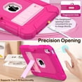 thumbnail image 5 of SUPNICE Case for iPad 6th/5th Generation (9.7-inch, 2018/2017),iPad Air 2nd Generation Case (2014) with Kickstand, Hybrid Shockproof Protective iPad 9.7 Case for Kids,Rose, 5 of 8