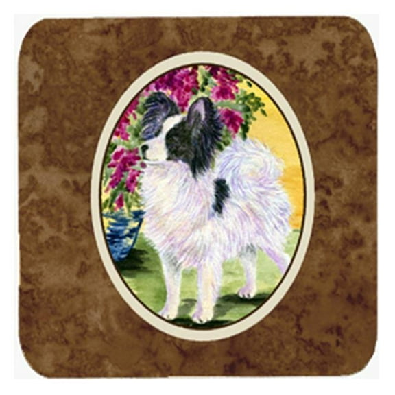 Papillon Foam Coasters, Set Of 4