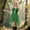 Green, variant on Fairy â Halloween Fairy Dress with Detachable Wings â Sparkling Sequin Bodice and Tulle Skirt â Elegant Role Play Gown for Women â Green/Red â Sizes S-XL