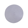 thumbnail image 4 of Tuvgenk Woven Placemat 15 Inch for Kitchen Dining Cotton Easy Clean Table Mat Gray for Birthday Party Decor Stain Resistant Waterproof Round, 4 of 4